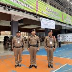 รวจความเรียบร้อยหน่วยเลือกตั้งในพื้นที่ สน.สำราญราษฎร์