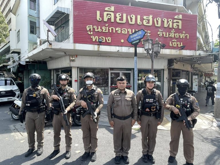 ป้องกันเหตุร้านทอง-ธนาคารในเขตพื้นที่